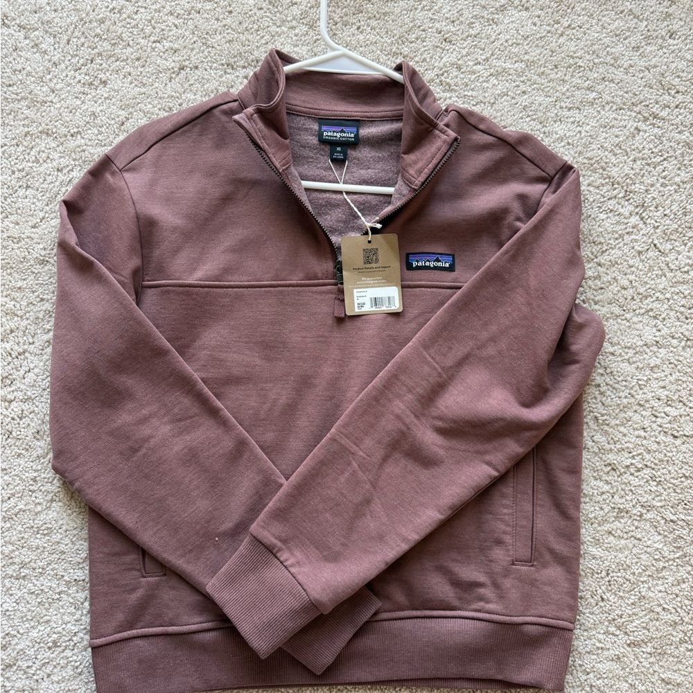 Patagonia Women’s Quarter-Zip Sweater - Dusty Mauve
